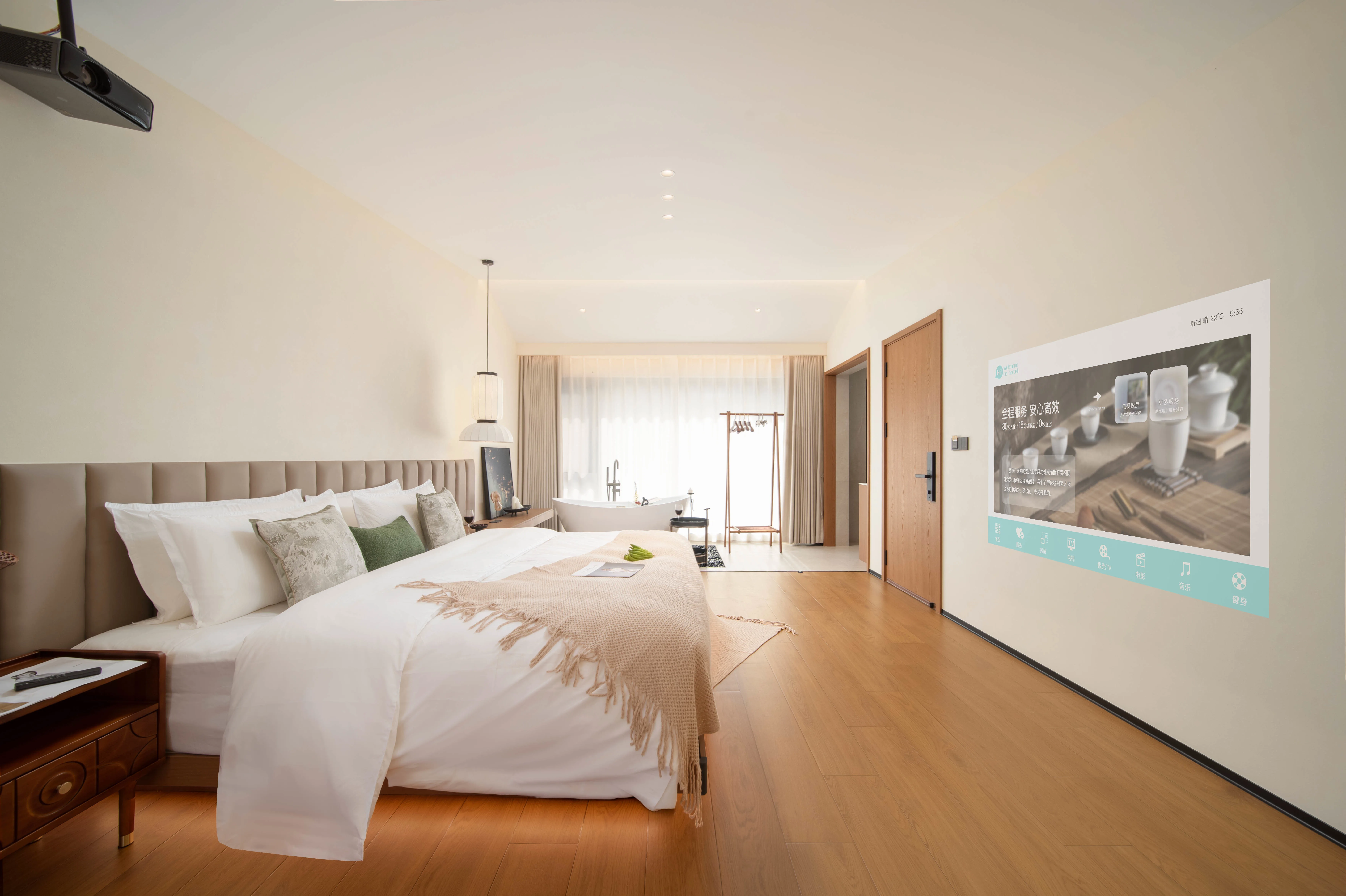 Bedroom Panorama - 48m² space